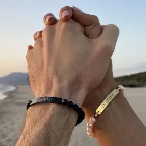 Handcrafted Stone and Pearl Bracelets