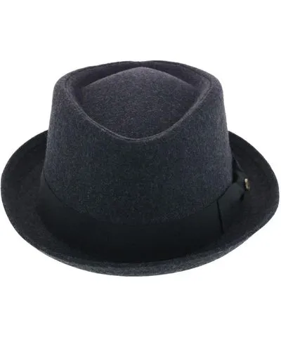 Wool Fedora Hat by Epoch Hats Company with Grosgrain Band