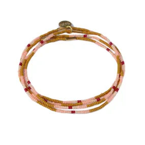 Eva Set of 4 Bracelets in Sienna Color