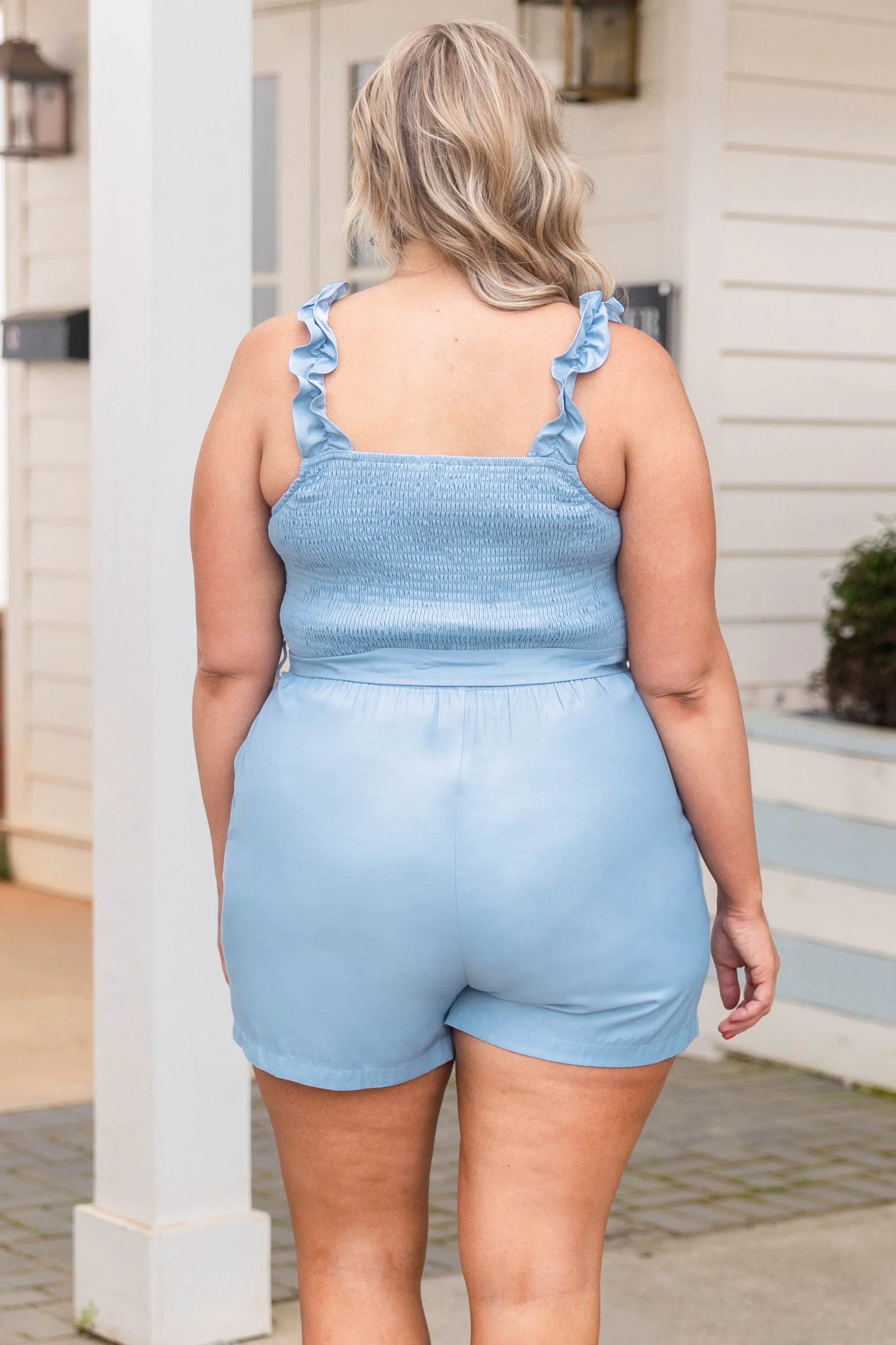 Light Denim Romper