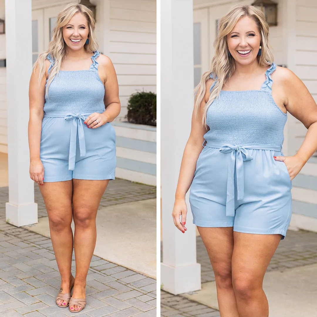 Light Denim Romper