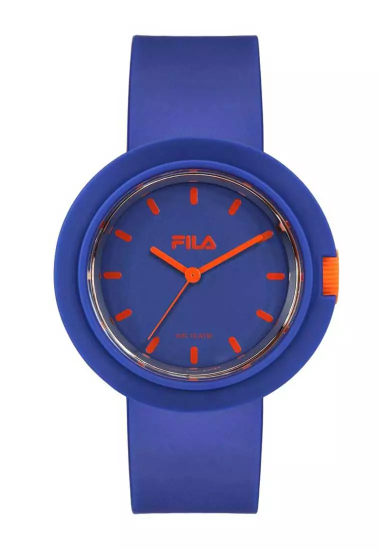 Fila Blue and Red Rubber Watch