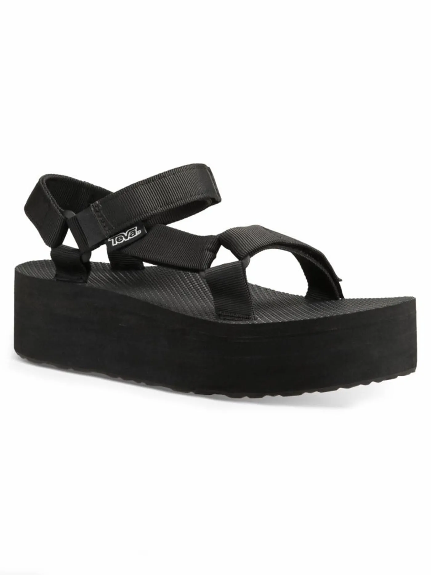 Black Universal Flatform Sandals