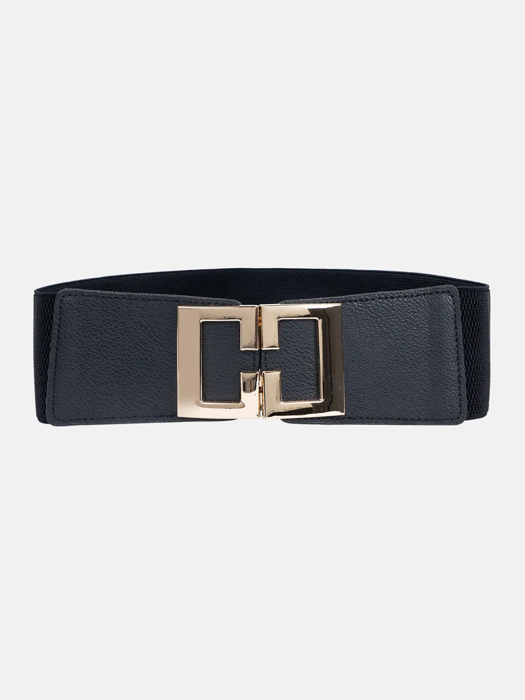 Stretch Bold Buckle Wide Belt