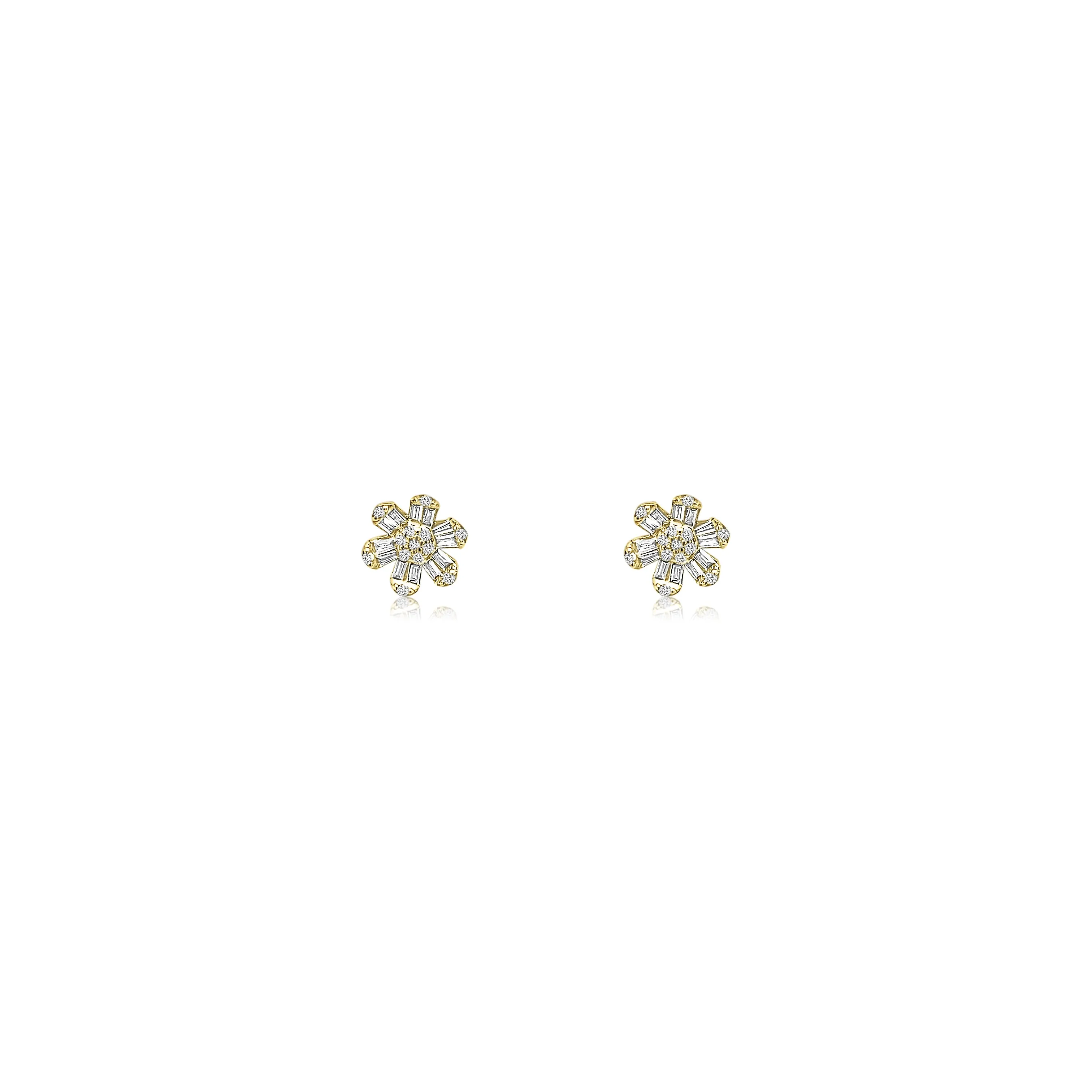 Floral Stud Earrings