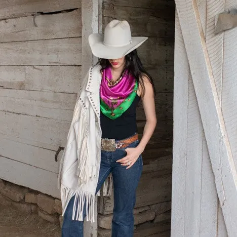 Pink Saddle Up Scarf