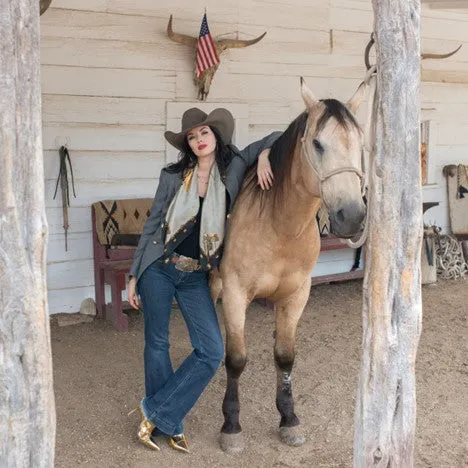 Taupe Saddle Up Scarf