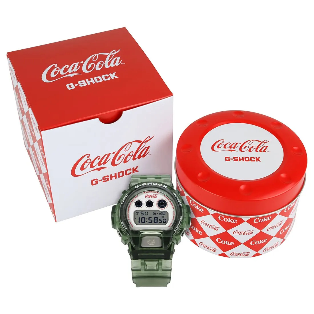 G-Shock Watches Coca Cola DW6900CC23-3 Watch (green)