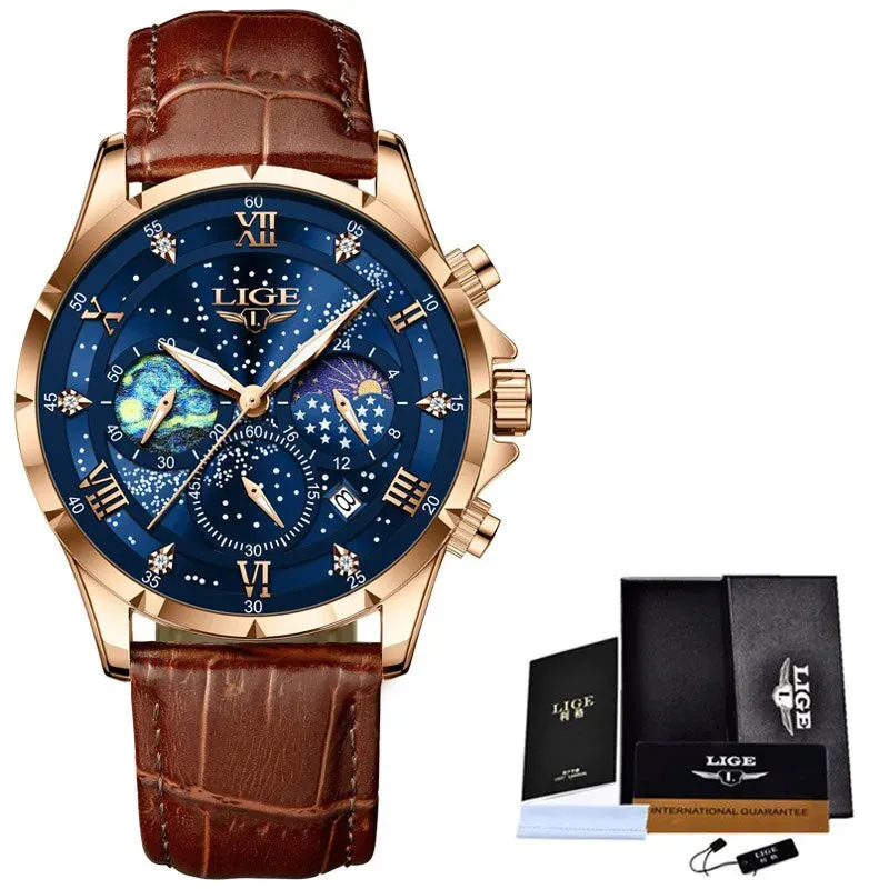 Genuine Top Luxury Men's Watches with Date Display