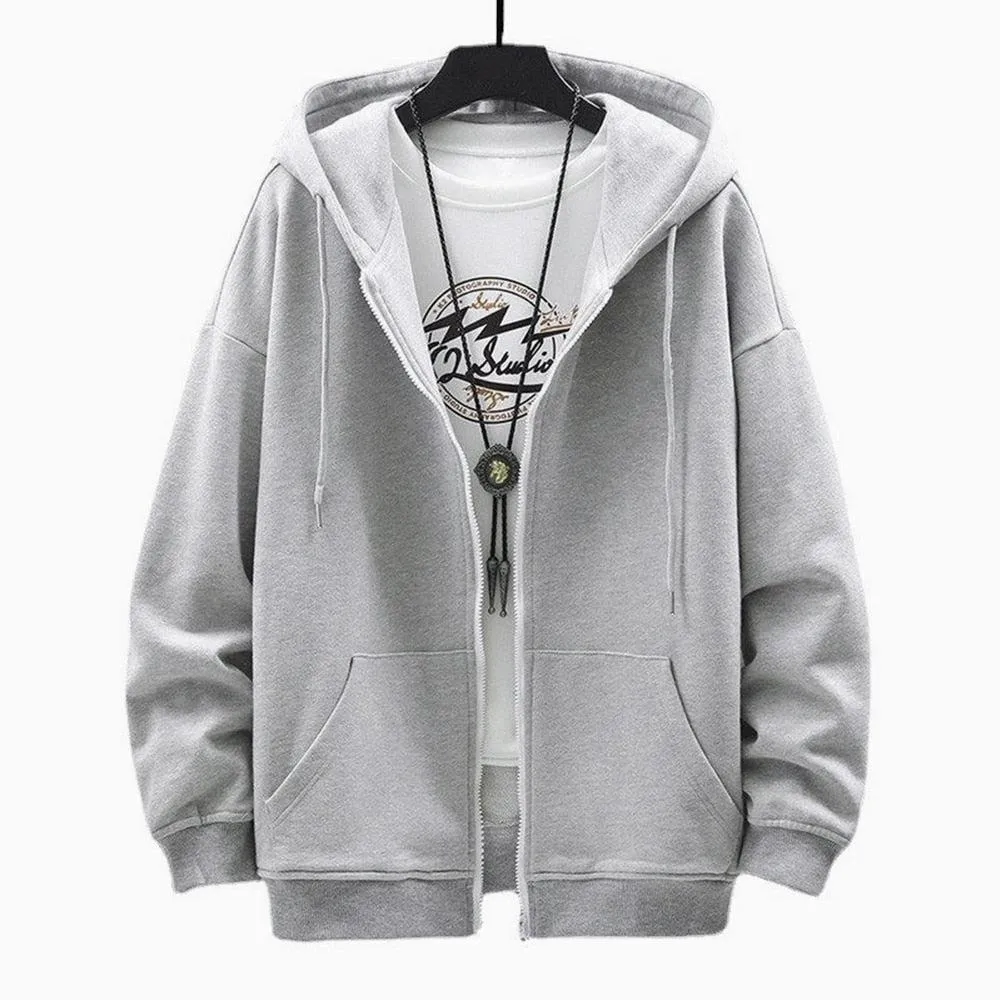 Men's Zip-Up Casual Hoodie