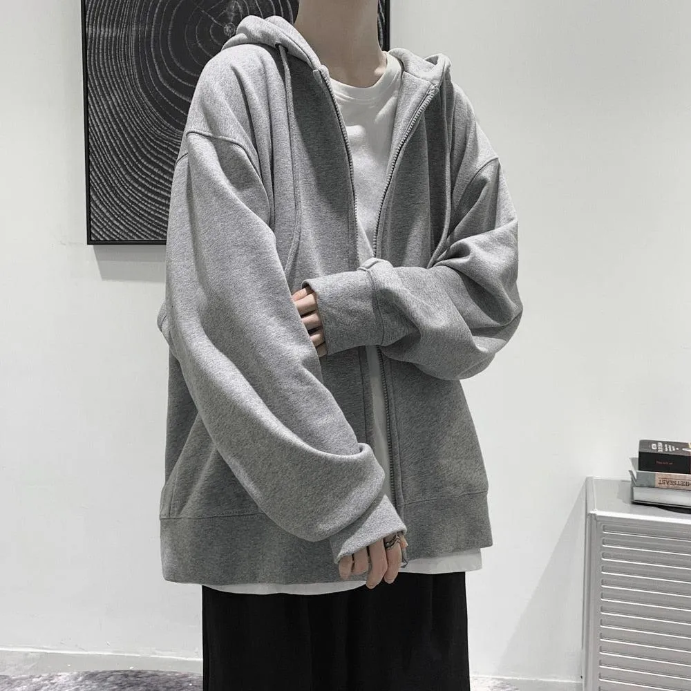 Men's Zip-Up Casual Hoodie