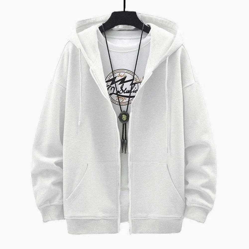 Men's Zip-Up Casual Hoodie