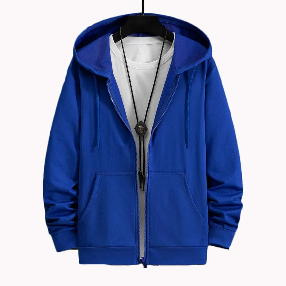 Men's Zip-Up Casual Hoodie