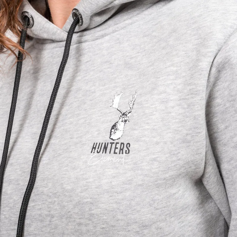 Grey Marle Croaker Hoodie for Women by Hunters Element