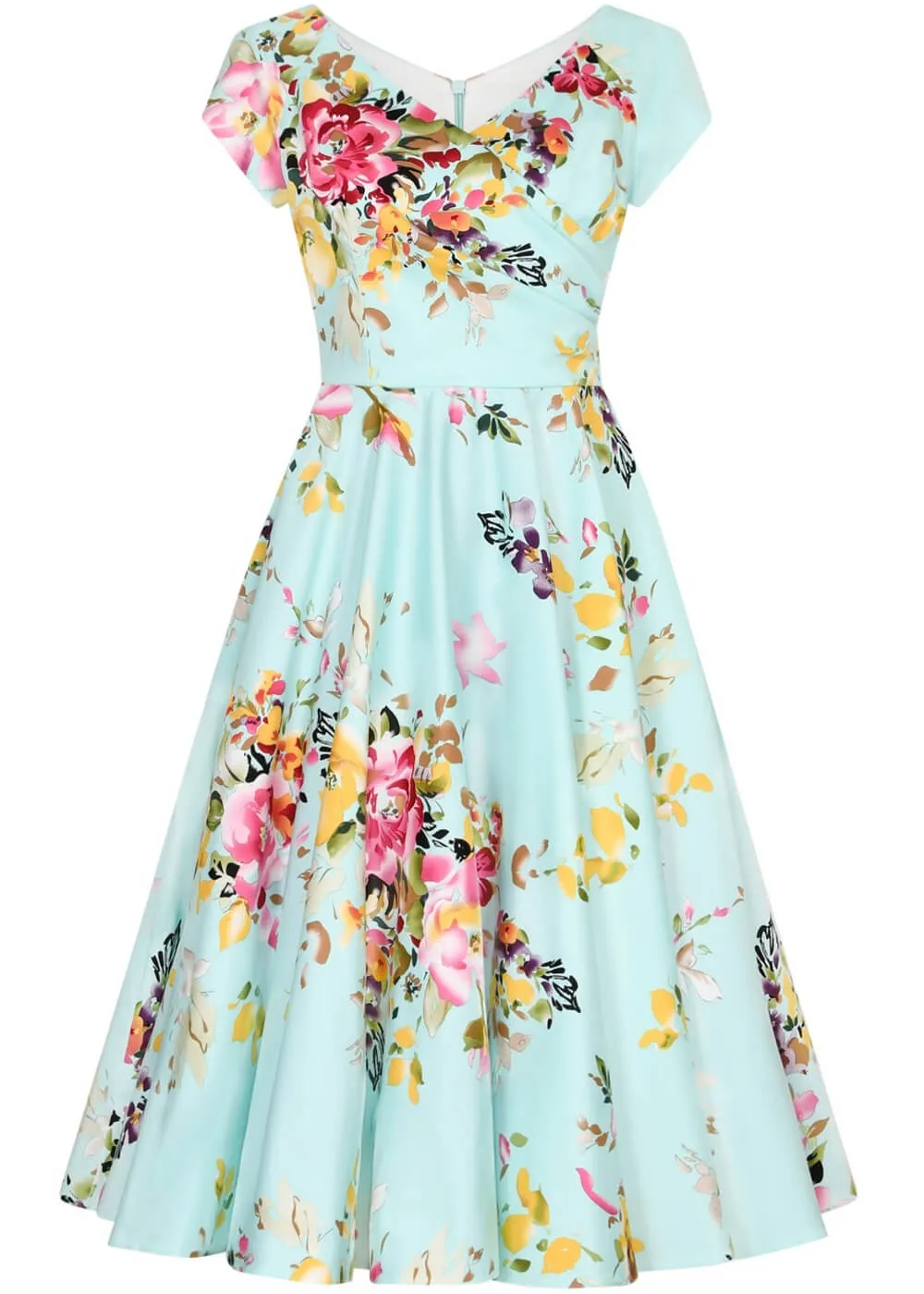 Mint Hourglass Seville 50's Swing Dress