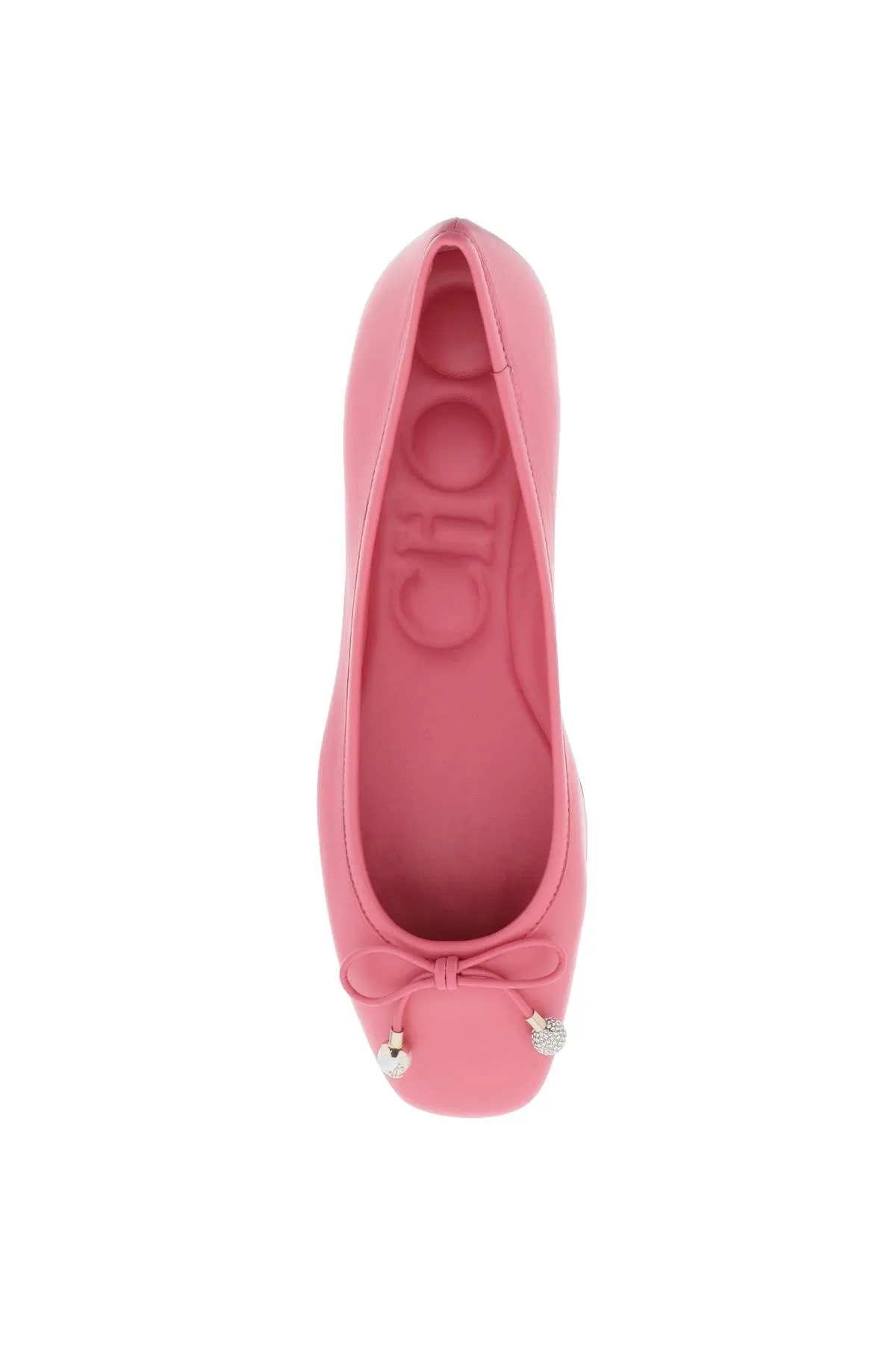 Jimmy Choo Elme Ballerina Flats Candy Pink