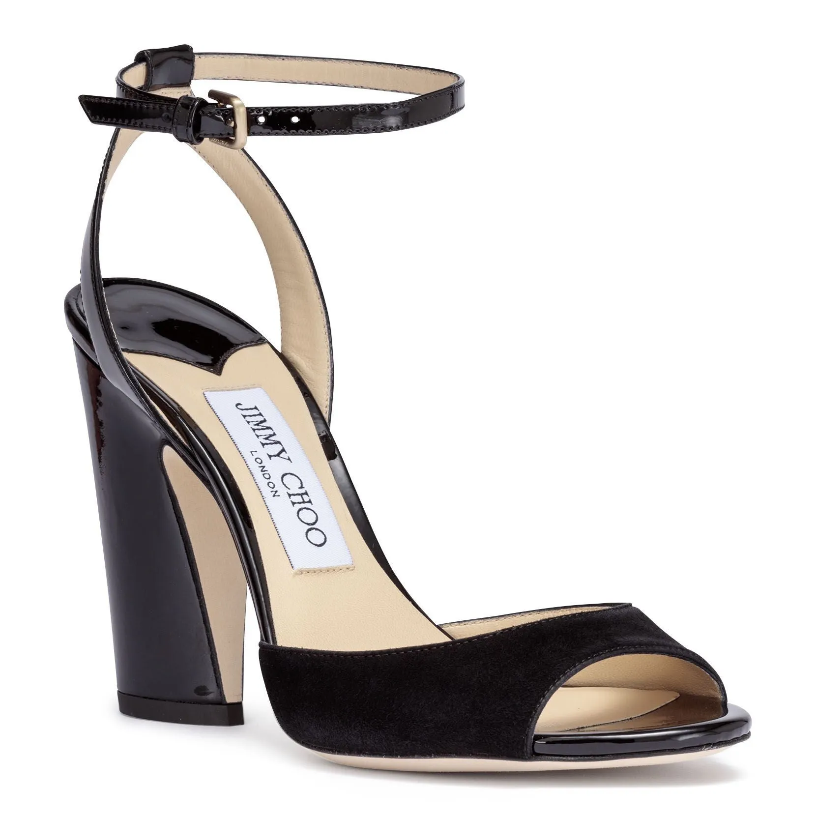 Jimmy Choo Miranda Black Suede Sandals