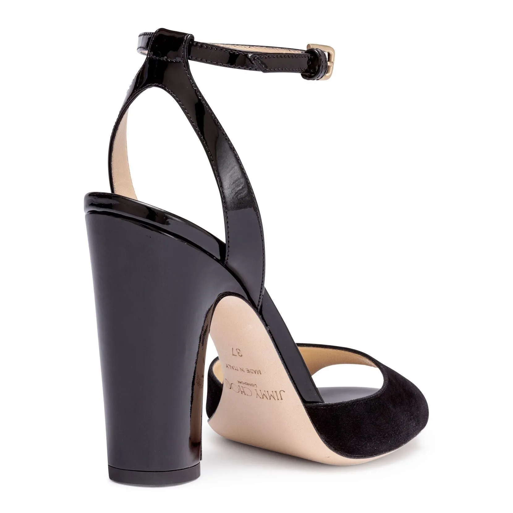 Jimmy Choo Miranda Black Suede Sandals