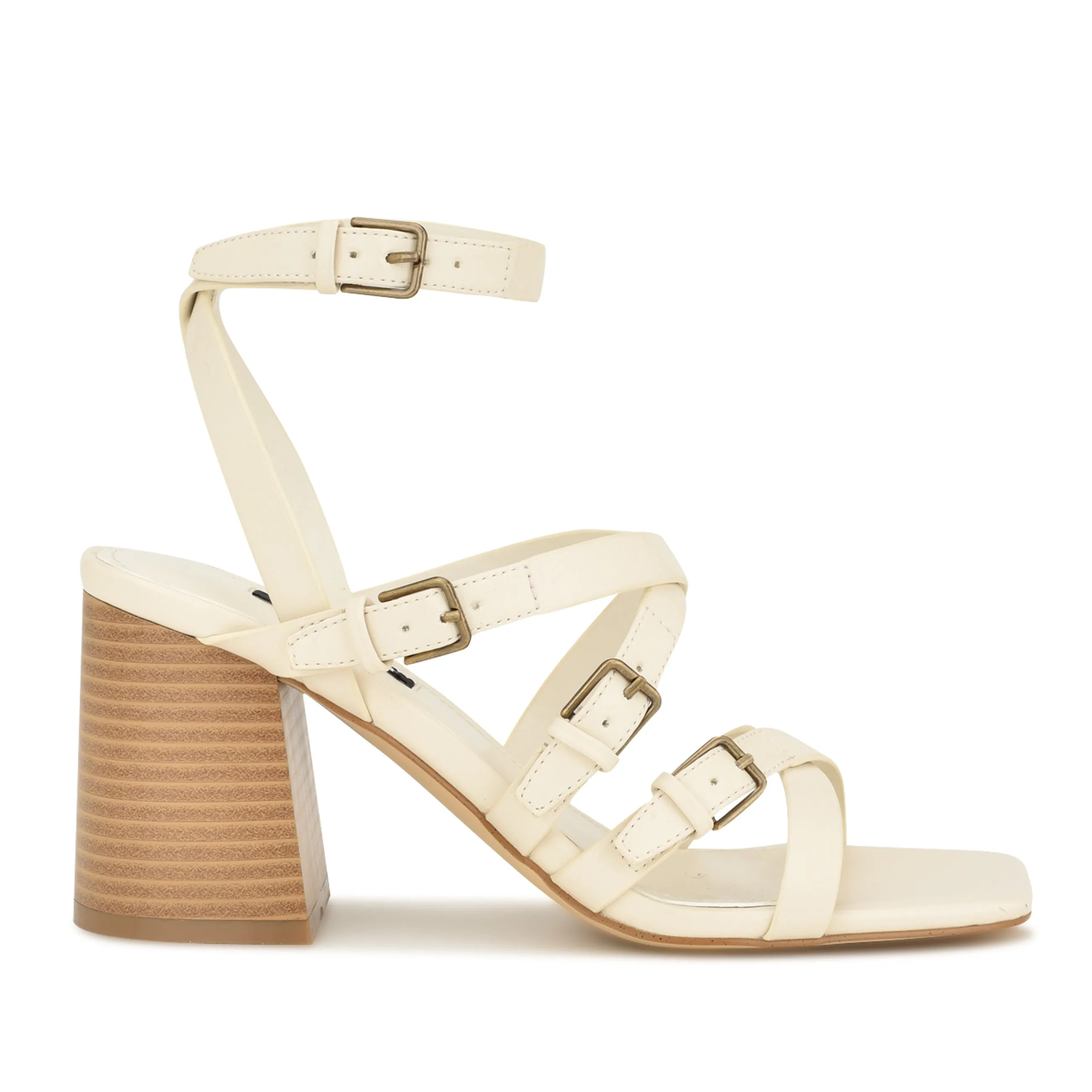 Heeled Karrly Ankle Strap Sandals