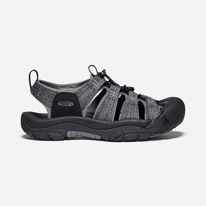 Keen Men's Newport H2 Fisherman Water Sandals Black Steel Grey