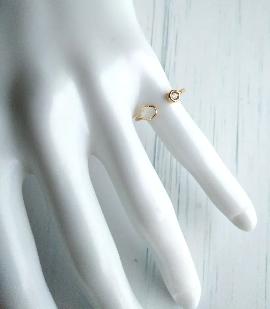 Stylish Bypass Rings