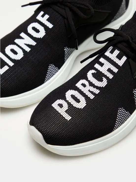 Logo Knit Sneakers