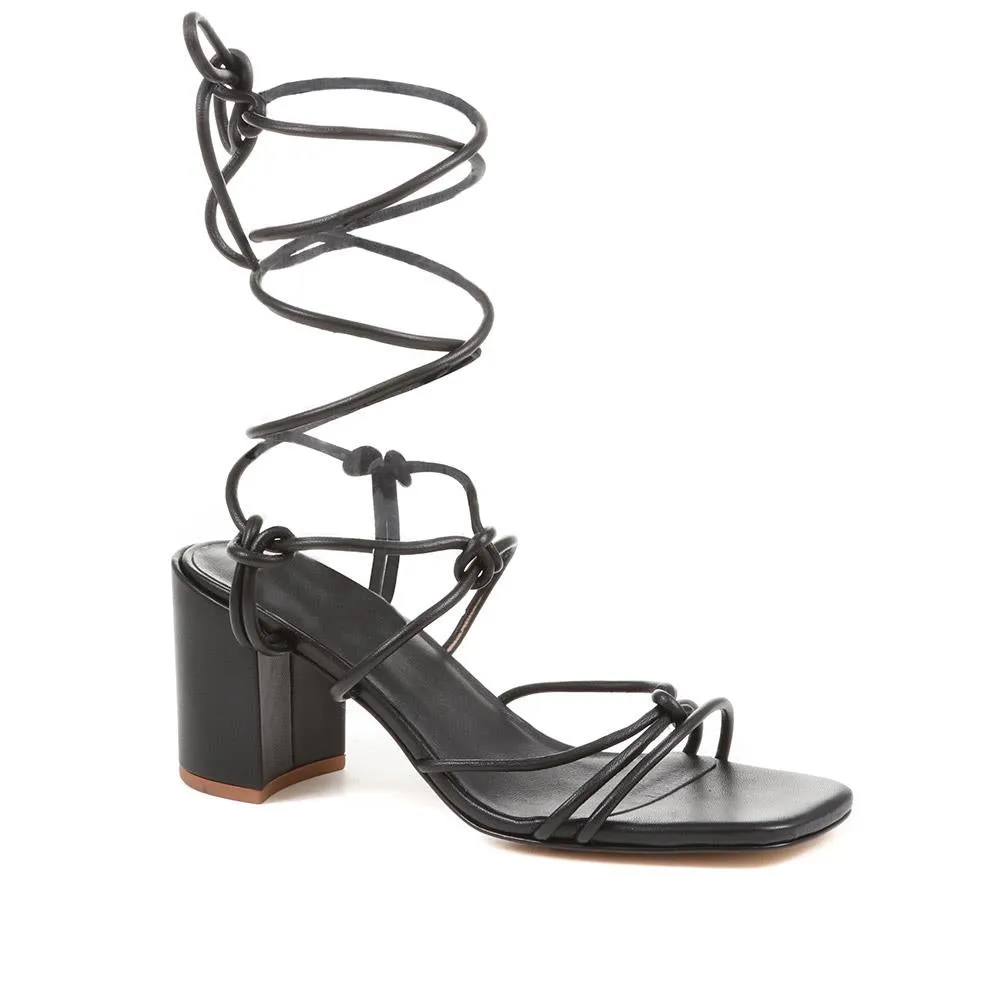 LIEZEL / 323 702 Gladiator Roped Heels by Liezel