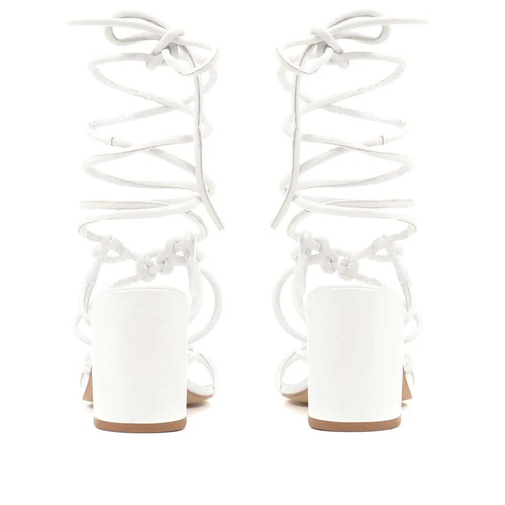 LIEZEL / 323 702 Gladiator Roped Heels by Liezel