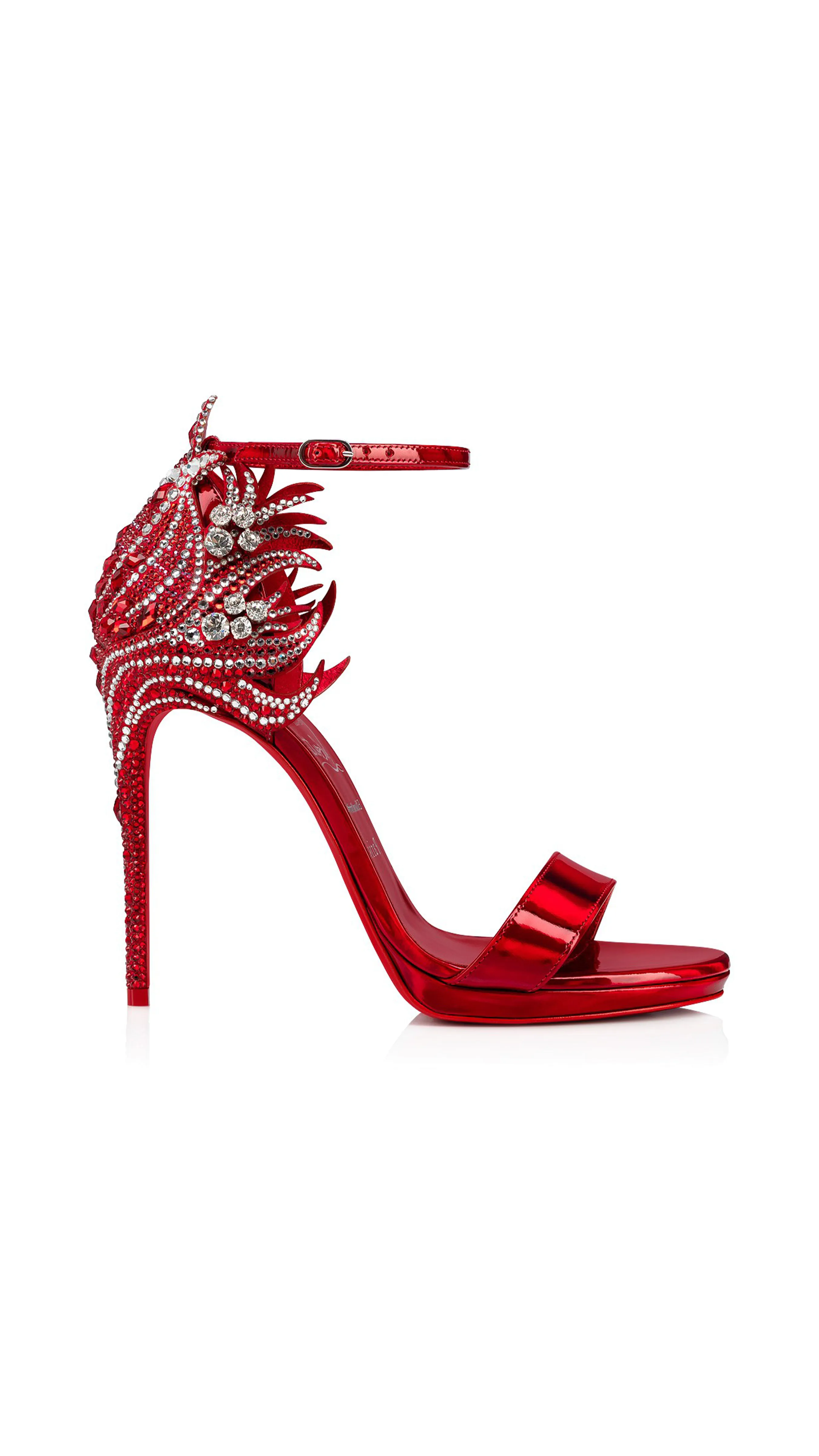 Loubi Vega Sandals in Red Sole