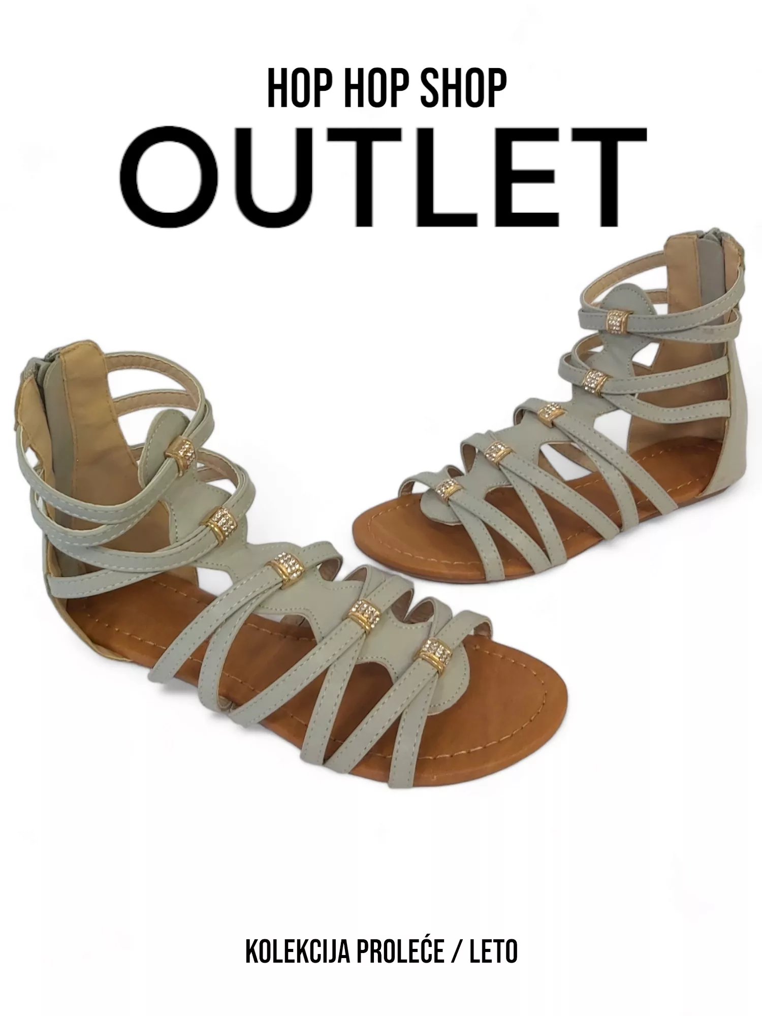 LS73401 Grey Sandals