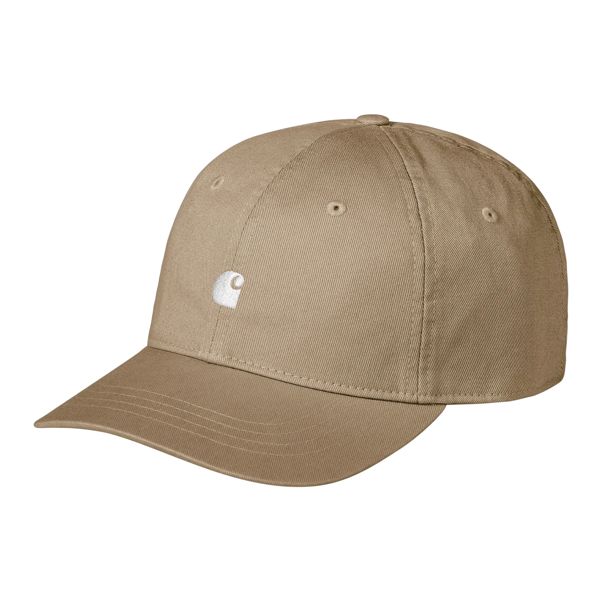 Madison Branded Cap in Sable and White