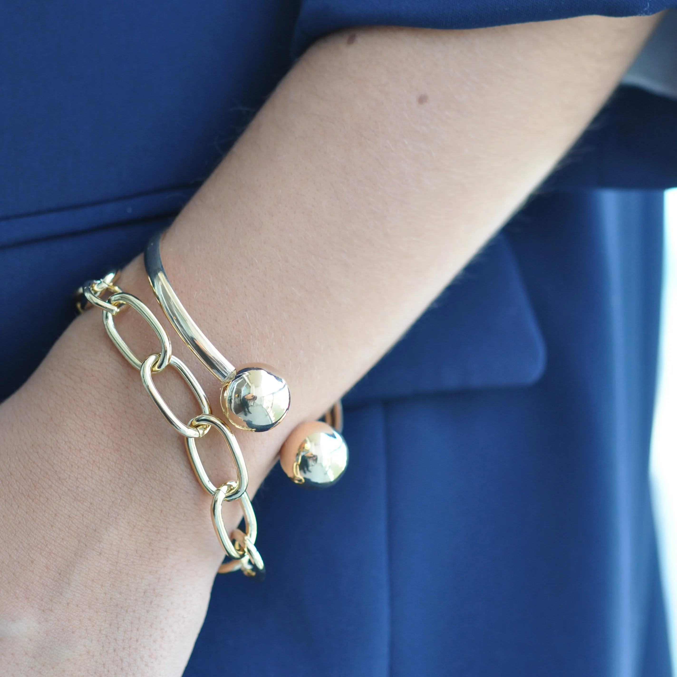 Malem Ball Cuff Bracelets