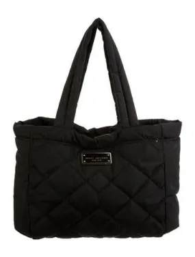 Marc Jacobs Quilted Nylon Deco Tote - Black - Size Os