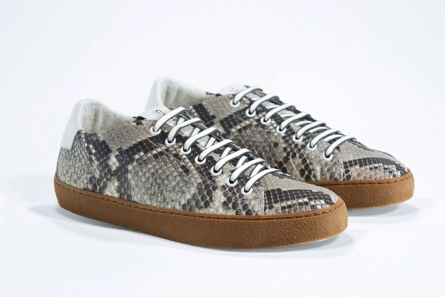 Men's Python Low Top Sneakers