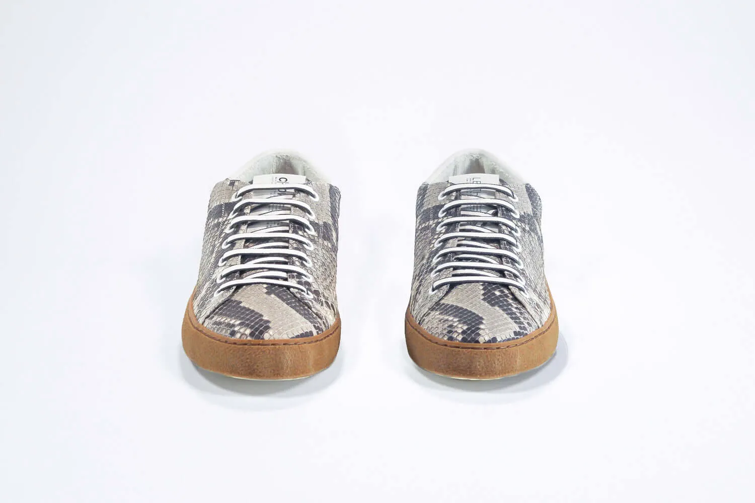 Men's Python Low Top Sneakers