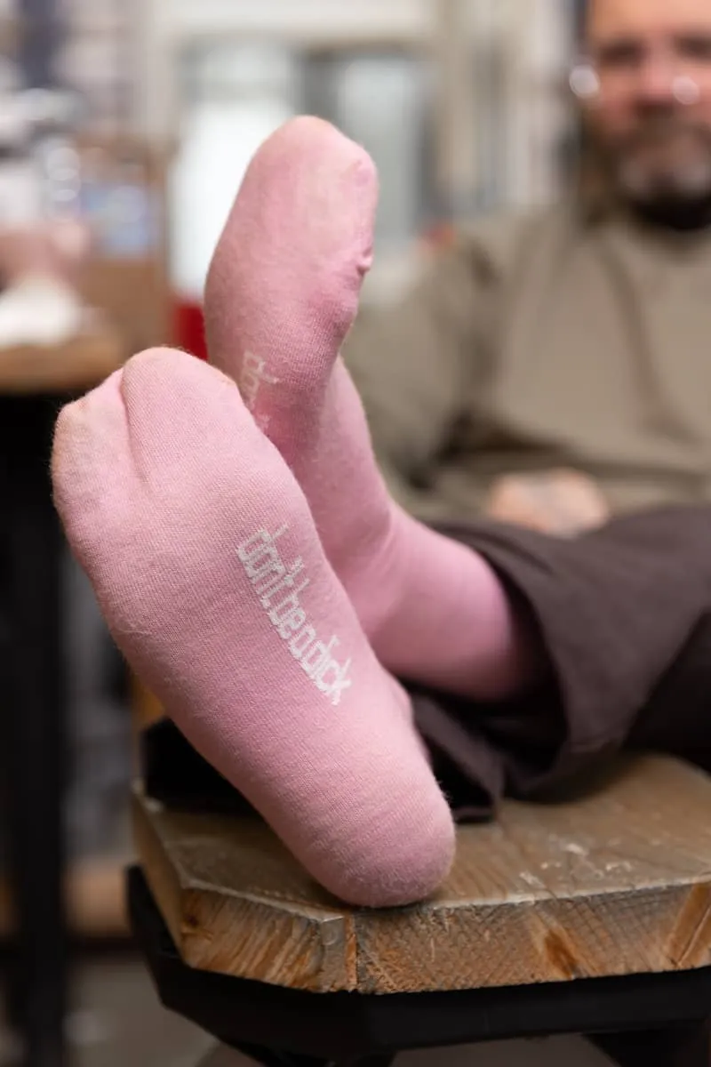 Merino Pink Dick Socks