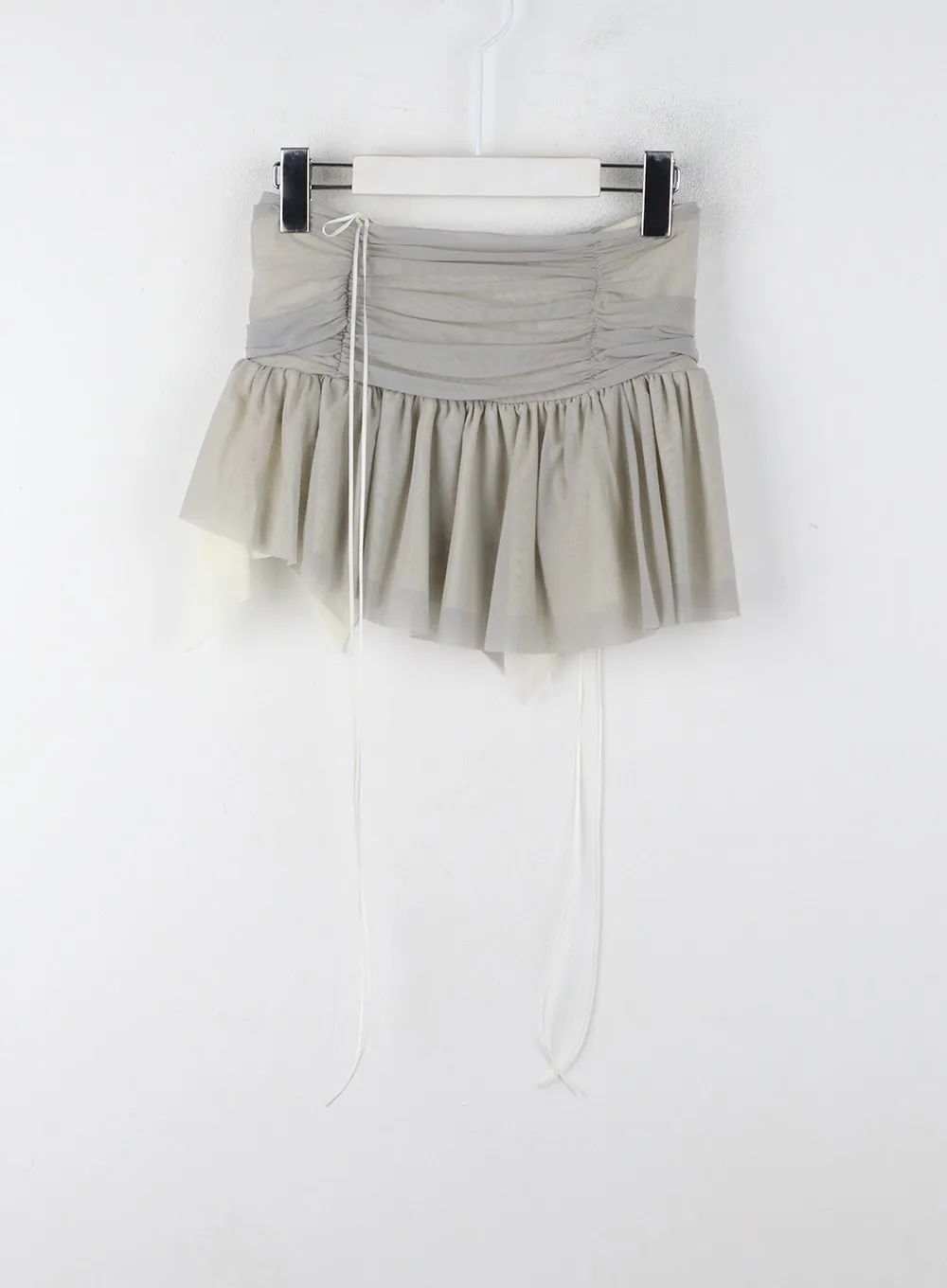 Playful Fairy Ruffled Mesh Mini Skirt