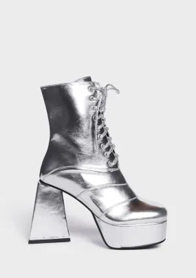 Metallic Platform Strollin' Boots