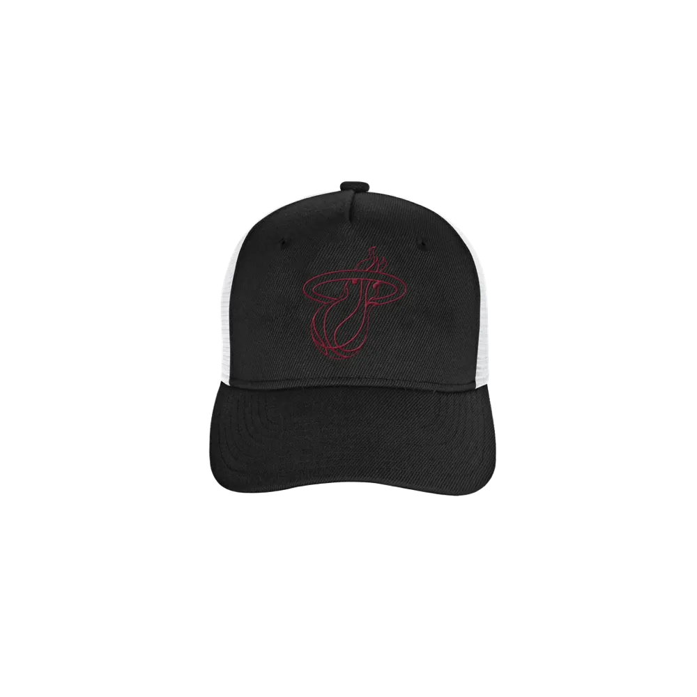 Youth Miami HEAT Trucker Snapback Hat