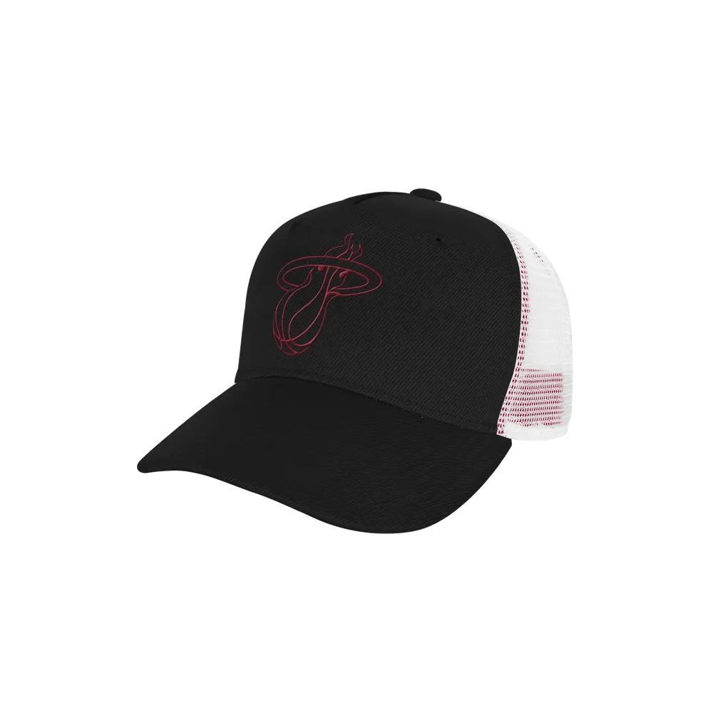 Youth Miami HEAT Trucker Snapback Hat