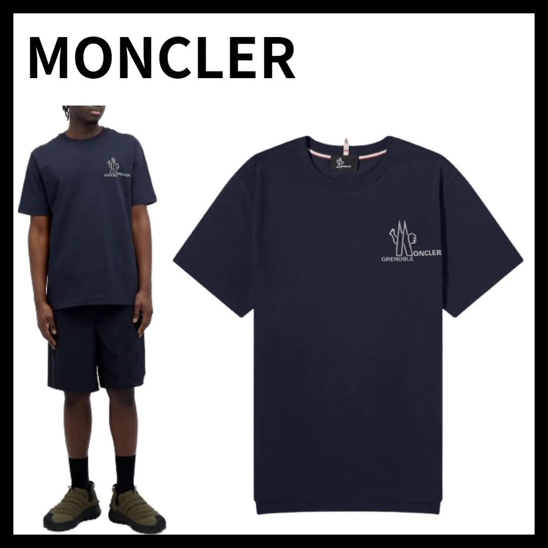 MONCLER Plain Logo T-Shirts