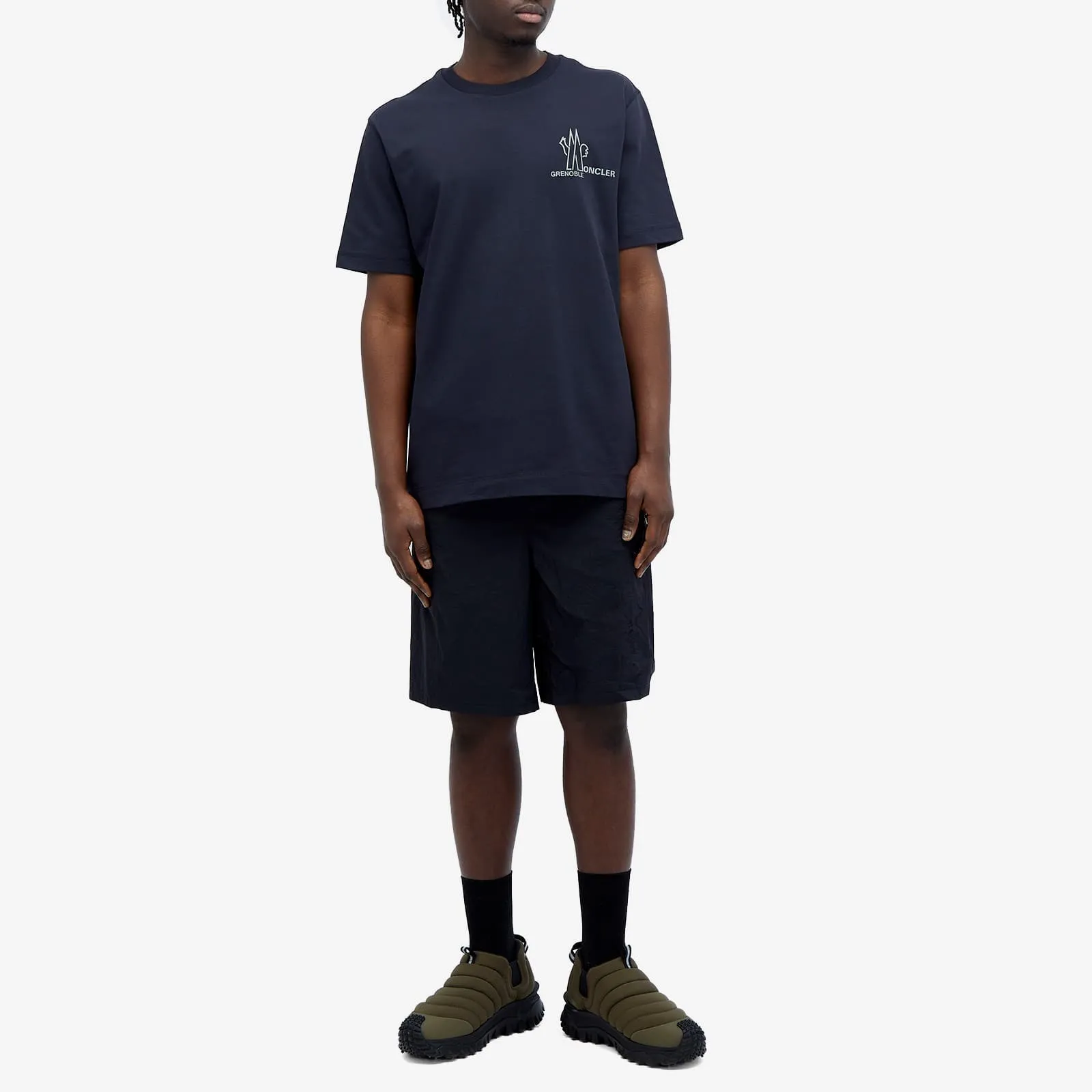 MONCLER Plain Logo T-Shirts