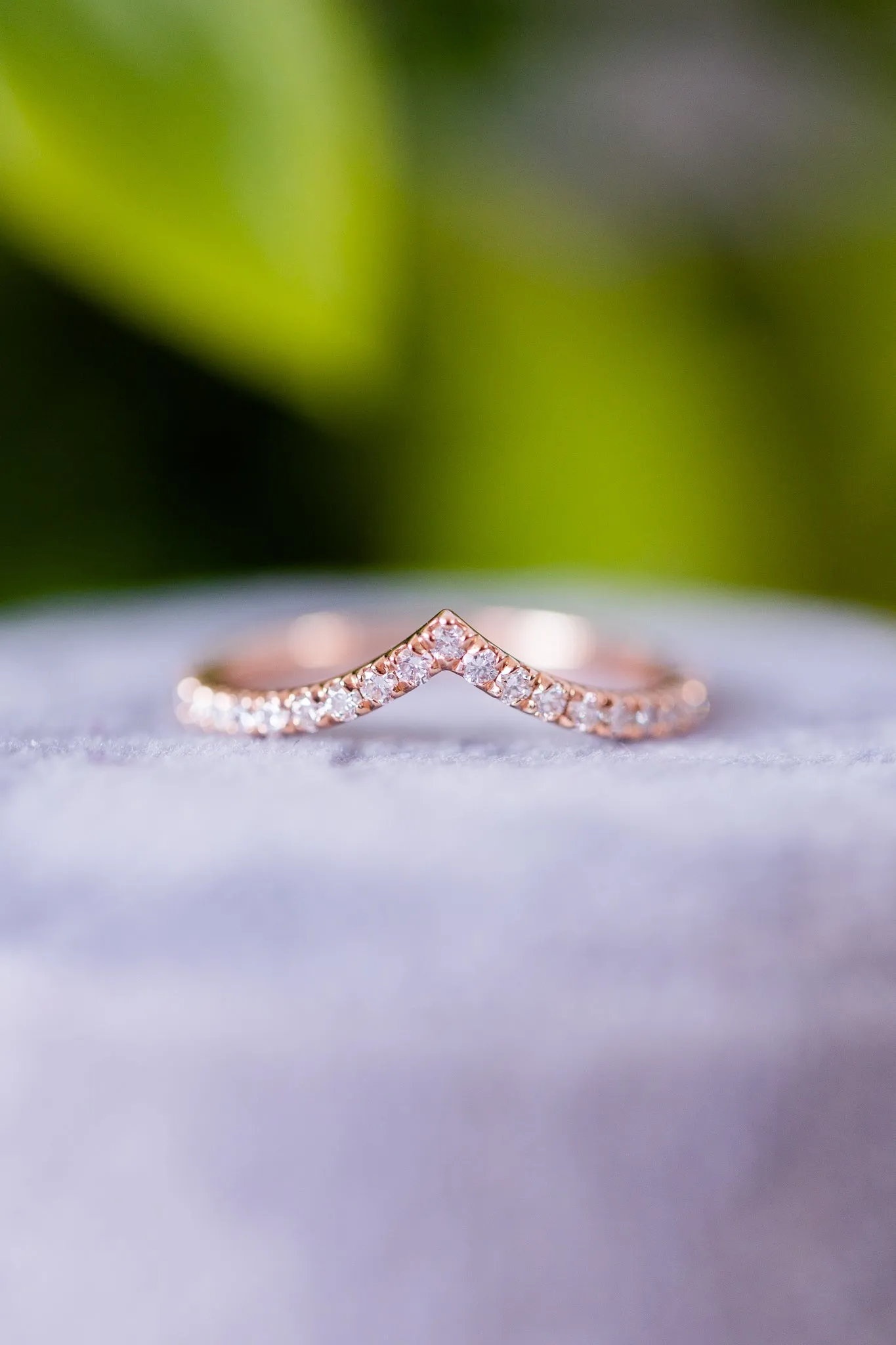 Morganite Set of 3 Stackable Rings