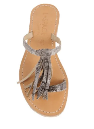 Natural Fringe Sandal by L Space