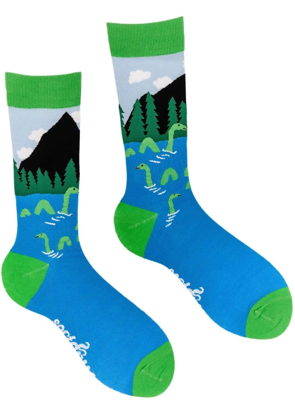 Soctopus Where's Wonder Land Socks Black