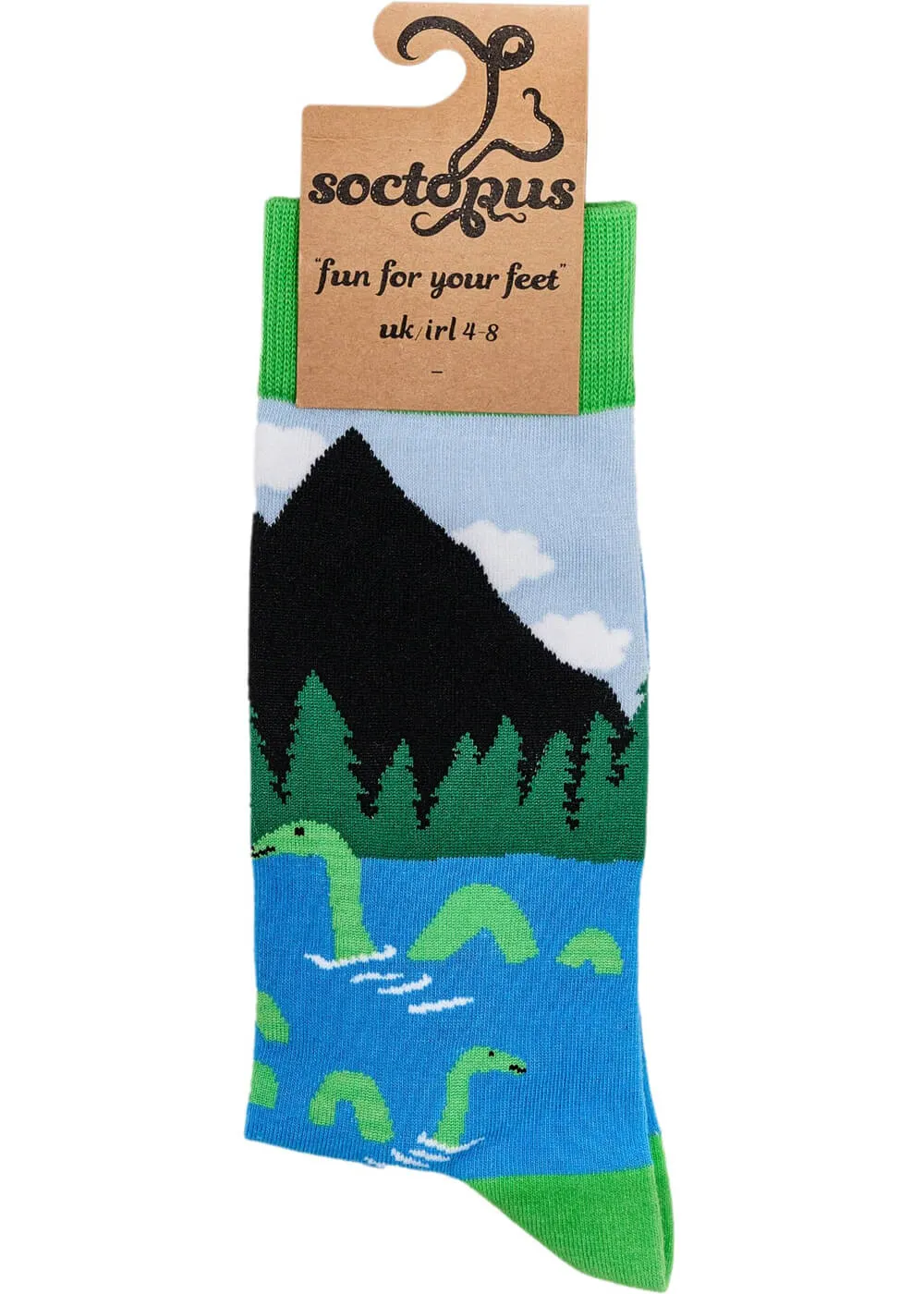 Soctopus Where's Wonder Land Socks Black