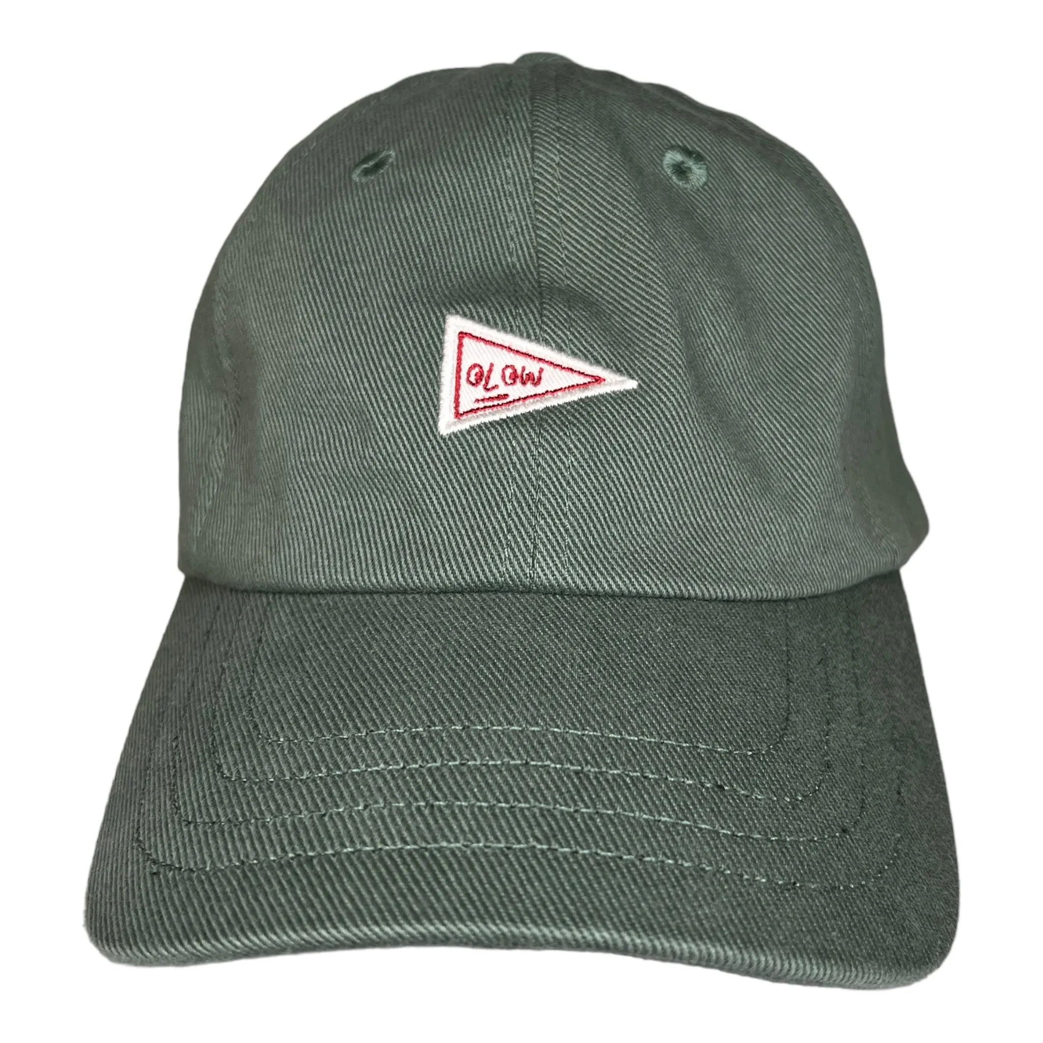 Green Six Panel Cap Clear/Green