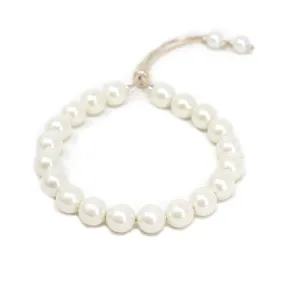 Adjustable Pearl Bead Bracelet