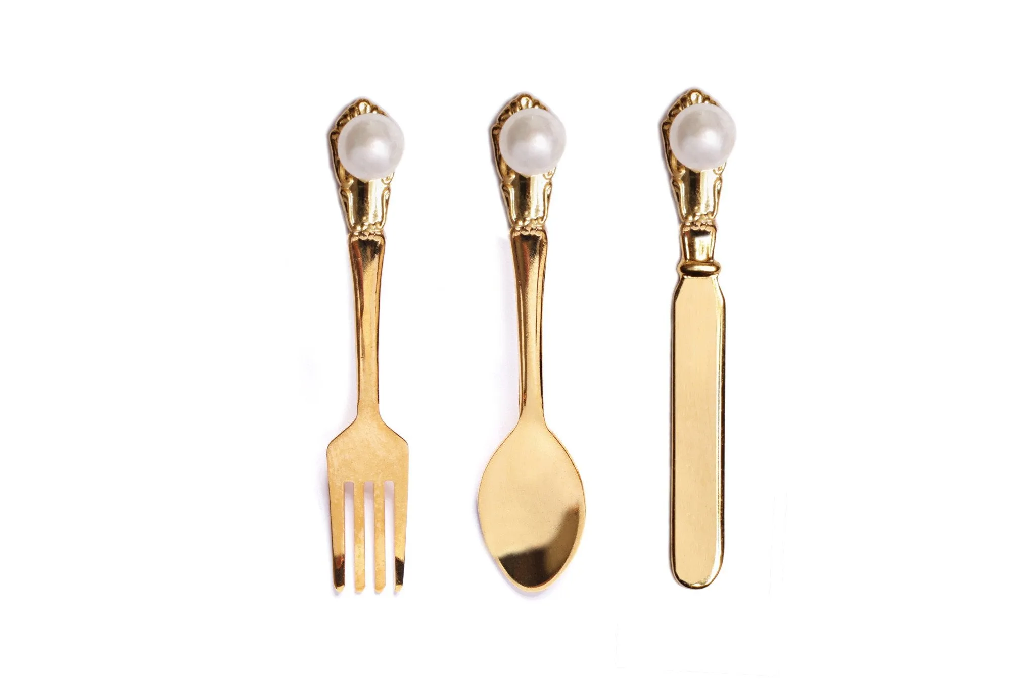 Pearl Cutlery Earrings