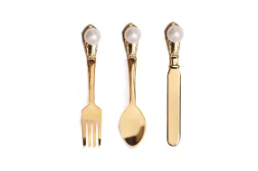 Pearl Cutlery Earrings